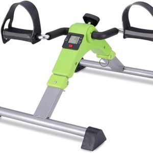Opvouwbare Hometrainer - Pedaaltrainer Mini - Spierversteviging Thuistraining - Verstelbare Weerstand - 415x195x32cm - Groen (9101206514337)