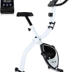 Opvouwbare Mini Hometrainer voor Cardio Training - 8 Niveaus Magnetische Weerstand en LCD Display (6152247882865)