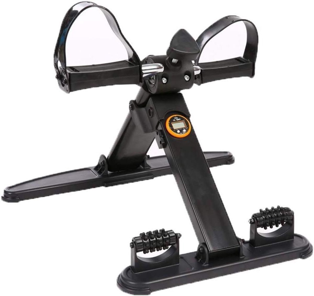 Pedaaltrainer - Mini Hometrainer - Thuis Fitness - Verstelbare Weerstand - 53x36x33cm - Zwart (9101202092914)