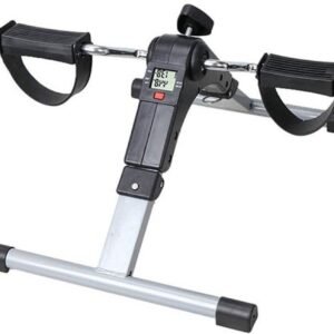 Pedaaltrainer - Mini hometrainer - Binnen fitness - Verstelbare weerstand - 36x48x23 cm - Zwart (8763234933620)