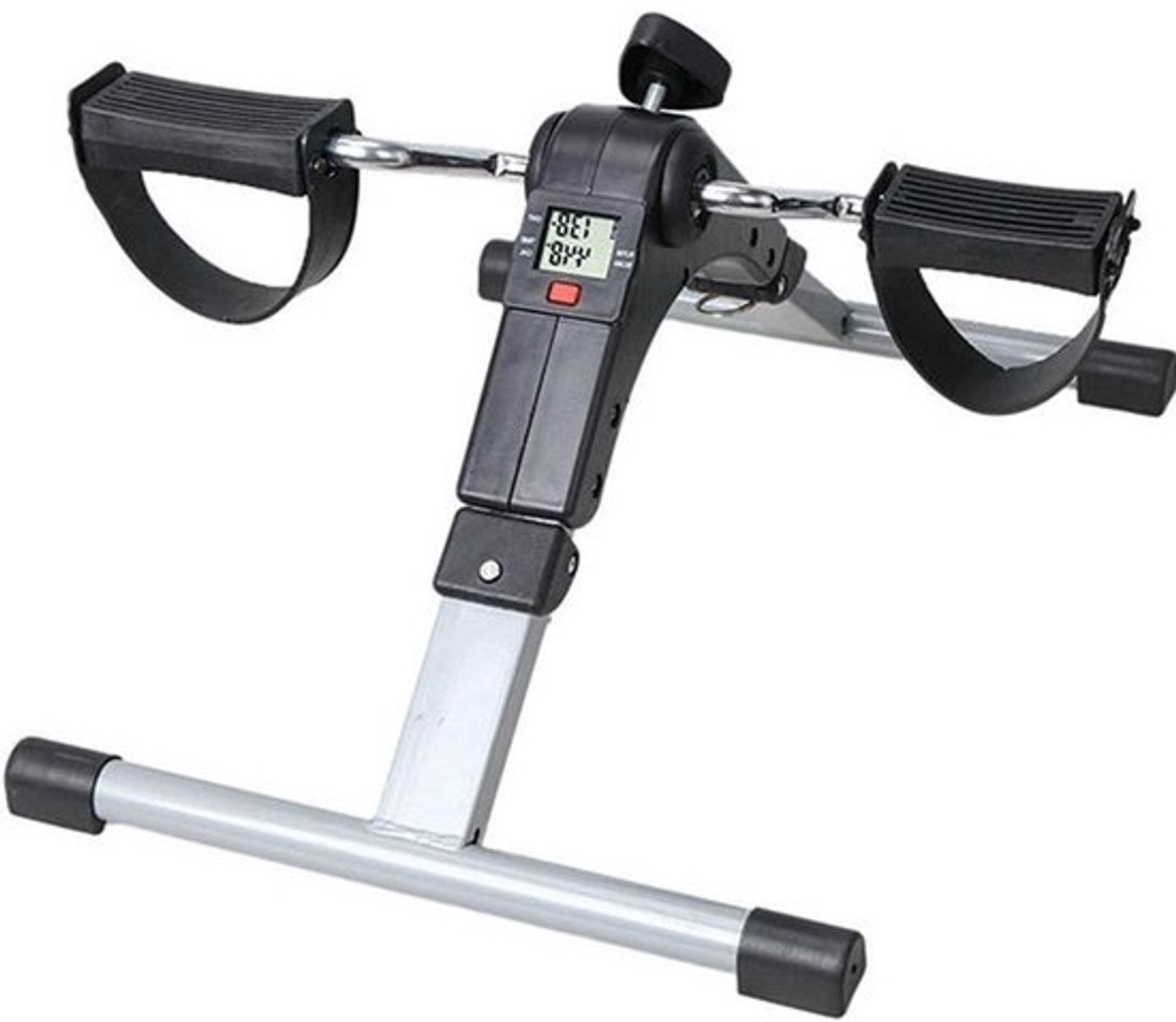 Pedaaltrainer - Mini hometrainer - Binnen fitness - Verstelbare weerstand - 36x48x23 cm - Zwart (8763234933620)