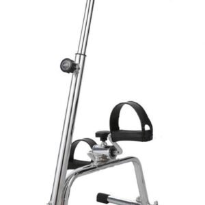 Pedaaltrainer Zit-arm-been-oefenmachine - Indoor Hometrainer Ouderen - Revalidatie Training - Verstelbare Weerstand en Hoogte - 52X12.5X23cm - Zilver (9101419940640)