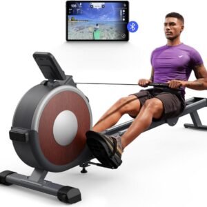Roeimachine - Roeiapparaat - Roeitrainers - Hometrainer - Hometrainers Fitness - Hometrainer Fitness - Roeimachine Inklapbaar - Hometrainer Opvouwbaar - Hometrainer Inklapbaar - Roeimachine Inklapbaar - 16 Weerstandsniveaus - Met Bluetooth (6152808953935)