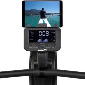Roeitrainer 16 Standen - Zwart - Inklapbaar - Lucht En Magnetische Weerstand - Met LCD Display (9113777556302)