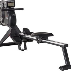 Roeitrainer - Roeimachine Fitnessapparaat - Full Body Workout - 16 Weerstandsniveaus - 225 x 55 x 88 cm - Zwart (9101268338148)