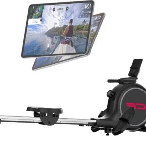 Roeitrainer - Roeimachine Indoor - Cardiotraining Thuis - 16 Weerstandsniveaus - 1620 x 470 x 710 mm - Zwart (9101392027642)