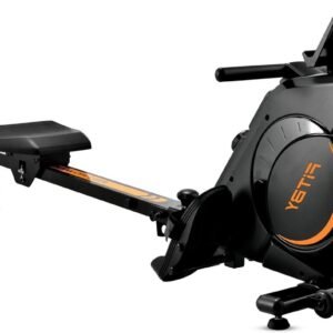 Roeitrainer voor thuis - Indoor roeimachine - Full body training - 16 weerstandsniveaus - 150 kg belasting - Zwart (9101390665402)