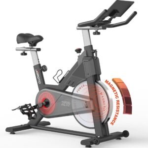 Stationaire hometrainer voor thuis met magnetische weerstand en verstelbaar stuur (6152657483492)
