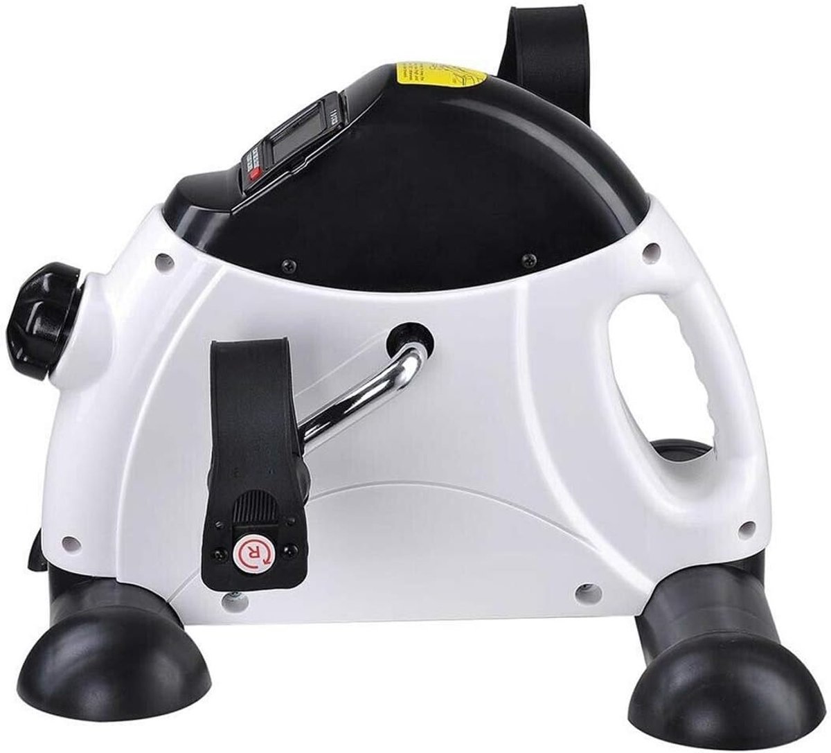 Stepper Machine - Kleine Hometrainer - Thuisconditie Opbouwen - Robuuste Stalen Structuur - Max 120 kg - Wit (9101346509620)
