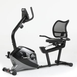 Trainingsfiets - Hometrainer Rugleuning - Thuisconditie Opbouwen - Magnetische Weerstand - 138 x 66.5 cm - Zwart (9101400916647)