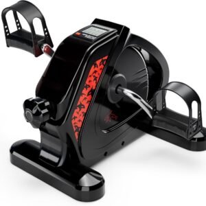 Trainingspedaal - Mini Hometrainer - Thuistraining Benen - Verbeterd Vliegwiel - 48 x 34 x 30 cm - Zwart (9101399414483)