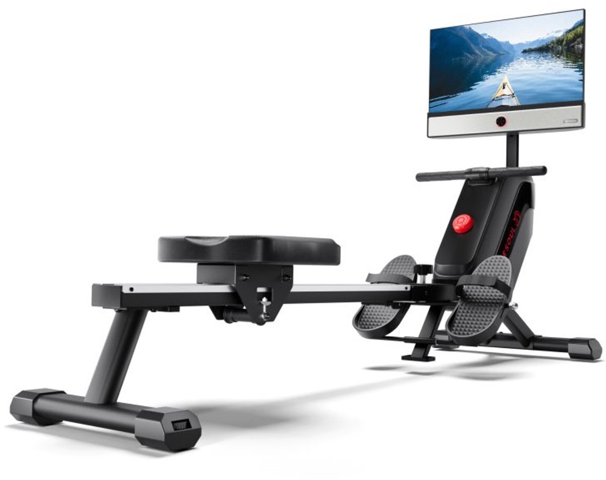 YESOUL R1 Plus Roeimachine voor Thuis - Inklapbare Roeitrainer met Magnetische Weerstand, 21,5 inch Full HD-scherm, Screen Mirroring & Kinomap (6971300262440)